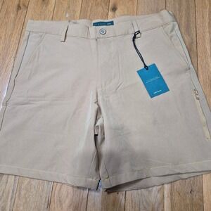 Day & Age Victory BK Tech Shorts Mens 32W Biscut Tan Ripstop H-62122I-MN NEW